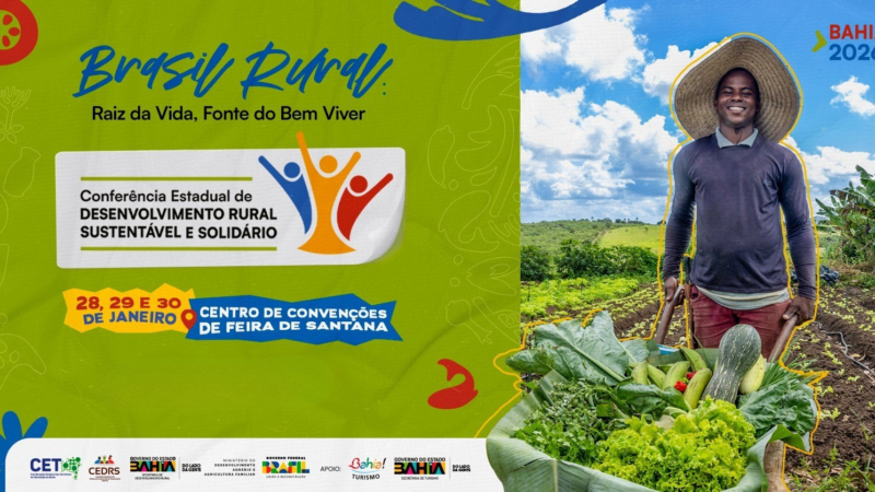 Feira de Santana recebe Conferência Estadual de Desenvolvimento Rural nesta quarta, 28