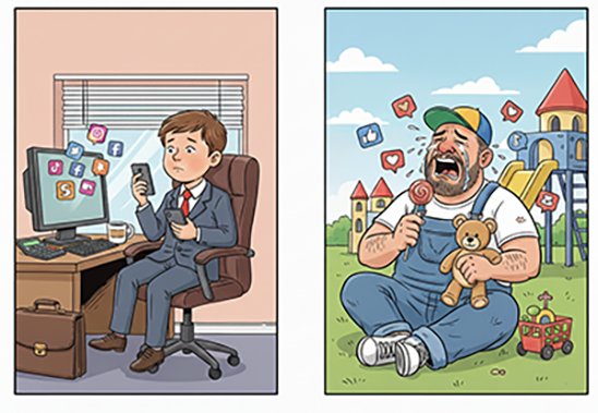 Adultização ou infantilização: meus personagens de 2025