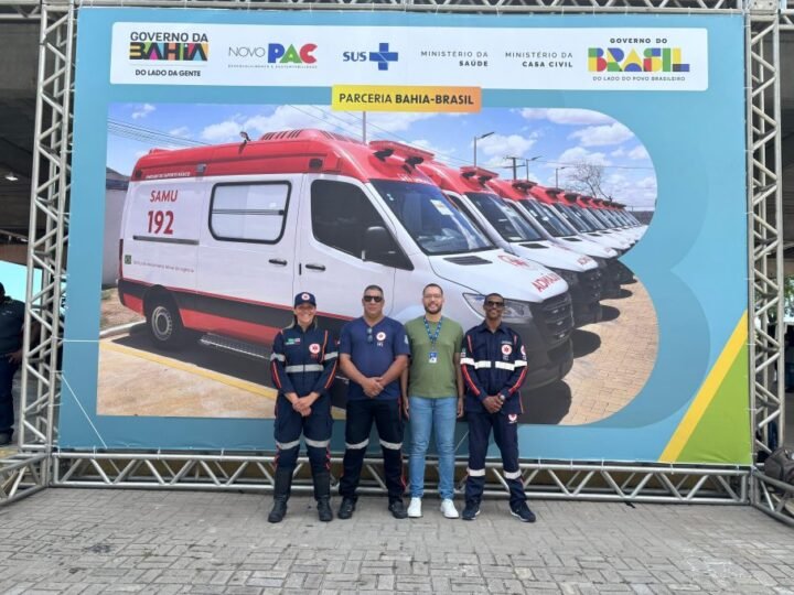 SAMU 192 de Vitória da Conquista recebe mais duas ambulâncias