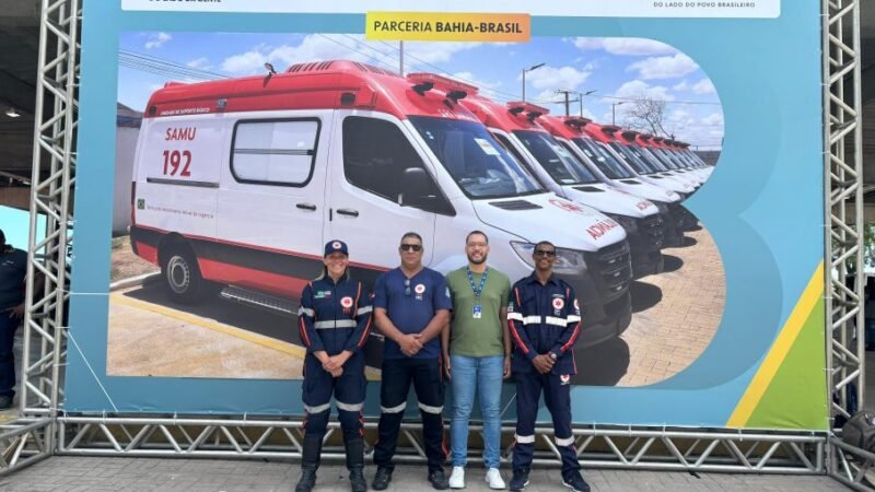 SAMU 192 de Vitória da Conquista recebe mais duas ambulâncias