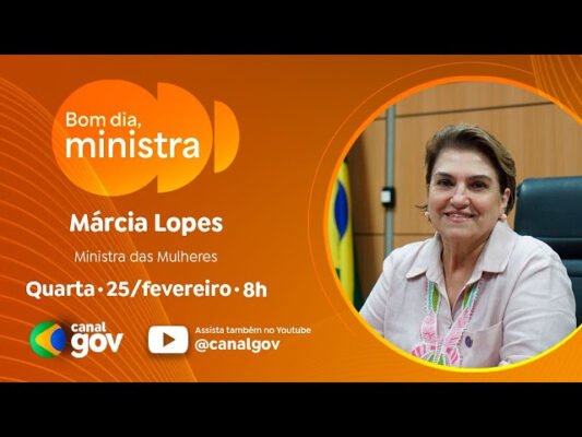 Márcia Lopes detalha ações do Dia Internacional das Mulheres no “Bom Dia, Ministra” desta quarta (25)