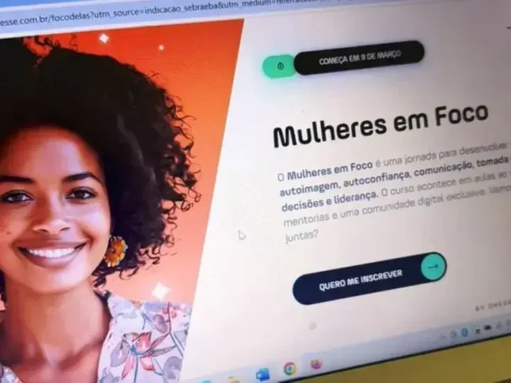 Sebrae inicia inscrições para a jornada digital Mulheres em Foco
