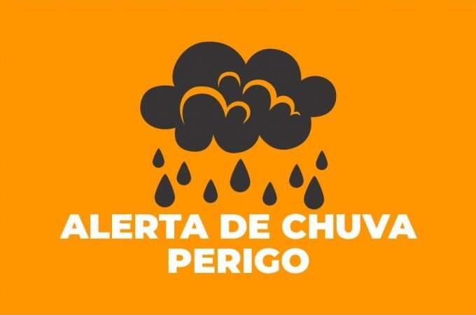 Vitória da Conquista permanece com previsão de chuvas intensas nesta segunda-feira, 23: Alerta laranja