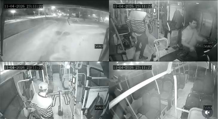 Terror no coletivo: Homem invade ônibus, ameaça motorista e força mudança de rota em Conquista