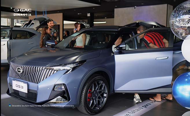 GAC Dinastia lança novo GS3 em Salvador