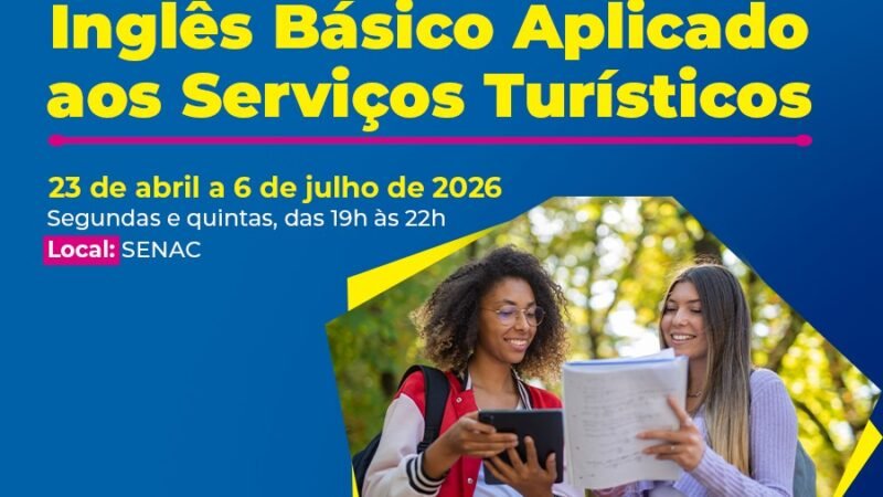 Abertas as inscrições para cursos de qualificação em turismo