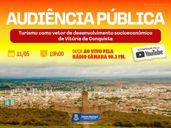 Turismo como vetor de desenvolvimento será tema de audiência pública