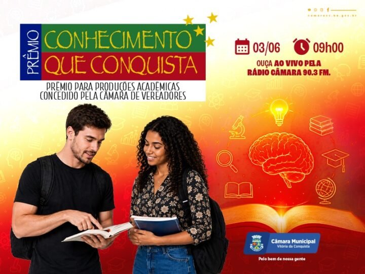Câmara realiza premiação do “Conhecimento que Conquista” na próxima quarta-feira