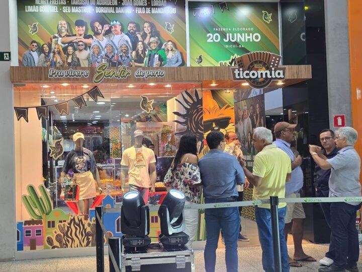 Forró Ticomia Inaugura Loja Oficial no Shopping Jequitibá, em Itabuna