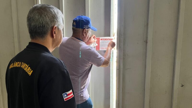 Vigilância Sanitária interdita distribuidora de frios por falta de alvará sanitário e outras irregularidades