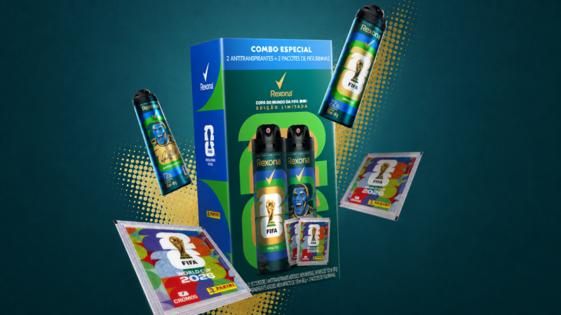 Rexona lança combo especial com latas da edição limitada da Copa do Mundo