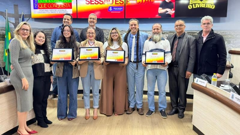 Câmara entrega Premio “Conhecimento que Conquista”