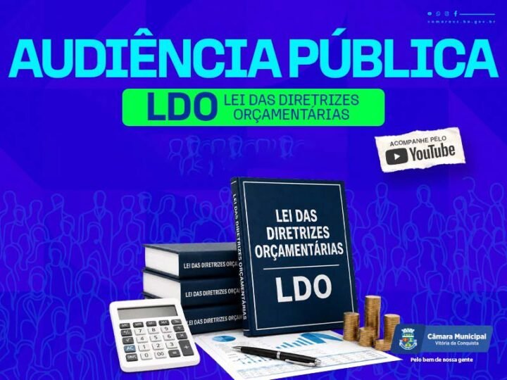 Câmara realiza segunda audiência pública sobre a LDO 2027 nesta quinta