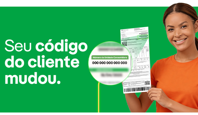 Neonergia Coelba informa: Código de Cliente será Número da Unidade Consumidora