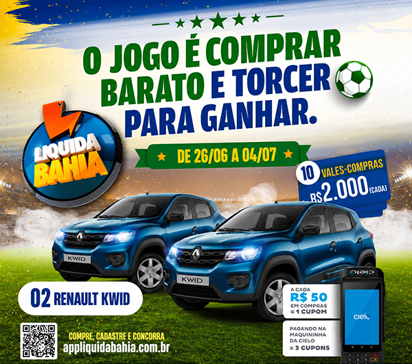 Liquida Bahia 2026 chega para movimentar o comércio da Bahia