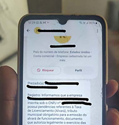 Prefeitura alerta população sobre golpe com mensagens falsas de cobranças em nome do Município