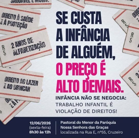 Prefeitura lança campanha municipal de combate ao trabalho infantil nesta sexta-feira, 12