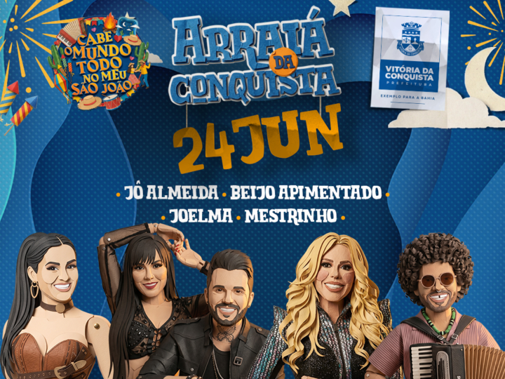 Arraiá terá Joelma, Mestrinho, Beijo Apimentado, Jô Almeida nesta quarta, 24