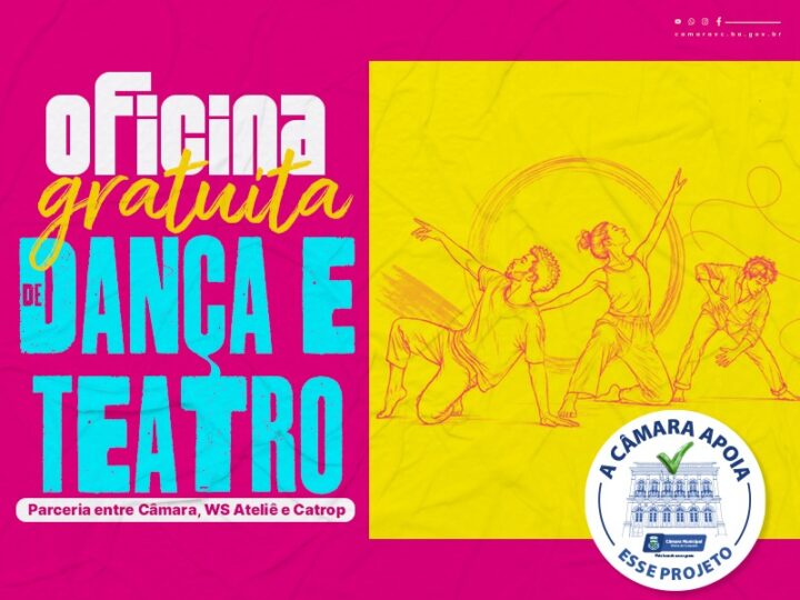Oficinas gratuita de dança e teatro no Memorial da Câmara