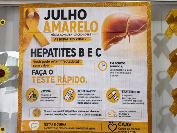 Ações em Conquista assinalam o Dia Mundial de Luta contra as Hepatites Virais
