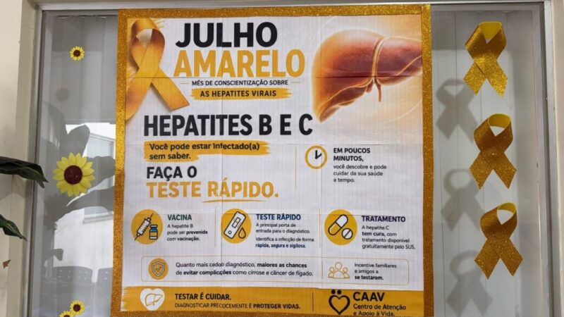 Ações em Conquista assinalam o Dia Mundial de Luta contra as Hepatites Virais