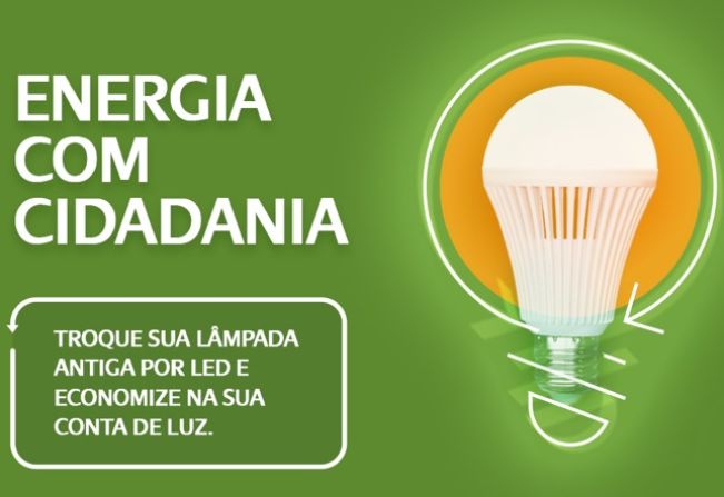 Moradores de Vitória da Conquista podem trocar lâmpadas por modelos LED