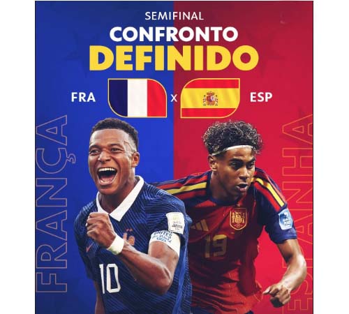 Copa do Mundo: Semifinais tem França X Espanha e Inglaterra X Argentina
