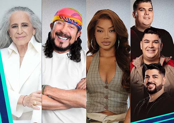 FIB 2026 hoje estreias de Ludmilla e Bell Marques retorno de Bethania e Trio da Huanna