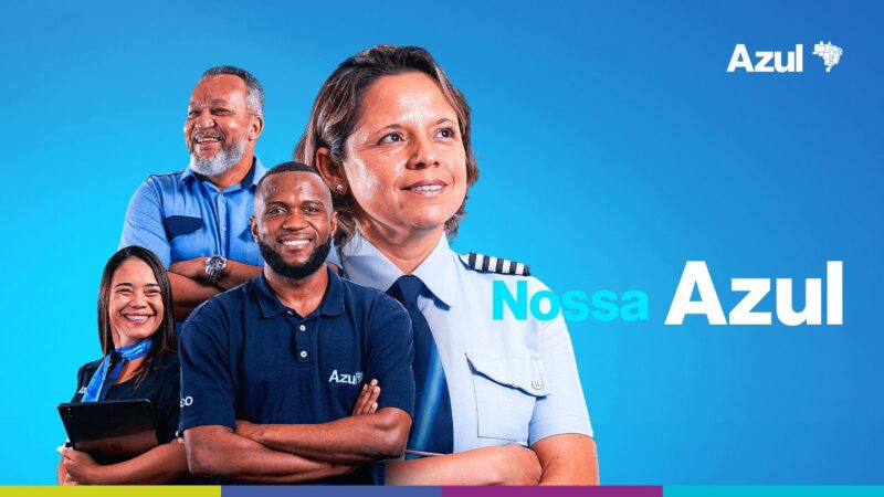 Azul oferece 45 oportunidades de trabalho em diferentes regiões do Brasil