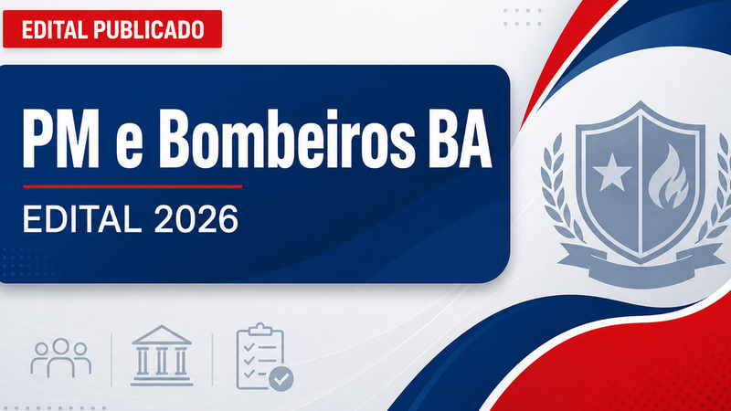 Saeb publica edital de concurso paramédico e odontólogo da PM e do Corpo de Bombeiros