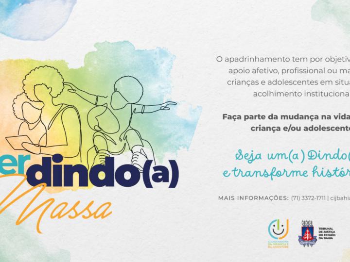 “Ser Dindo(a) é Massa”: suporte emocional e material a crianças e adolescentes