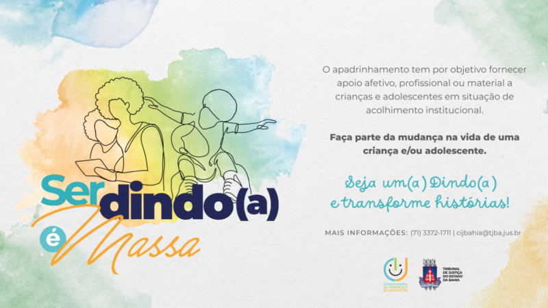 “Ser Dindo(a) é Massa”: suporte emocional e material a crianças e adolescentes