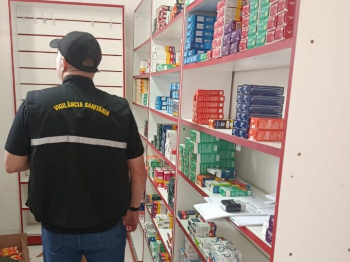 VISA e Polícia Civil interditam depósito de farmácia no Bairro Brasil