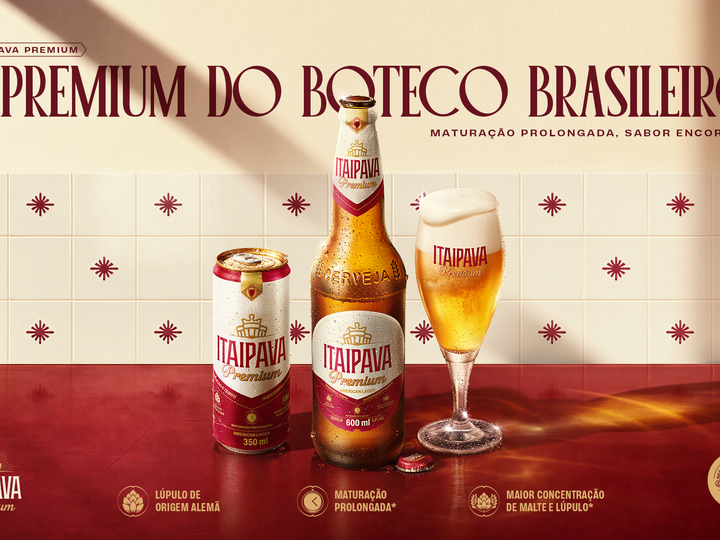 Grupo Petrópolis celebra a cultura de boteco com o lançamento de nova embalagem de Itaipava Premium