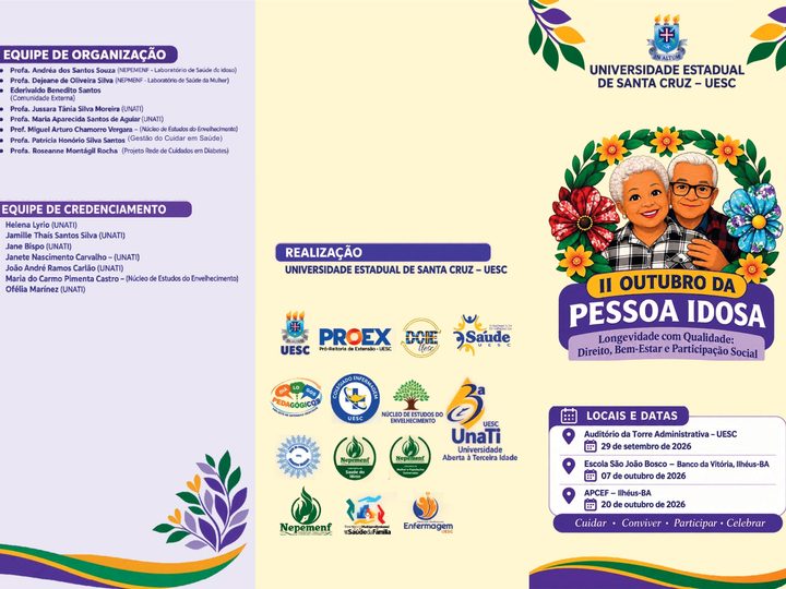 II Outubro da Pessoa Idosa da UESC promove longevidade com qualidade